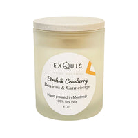 birch cranberry candle