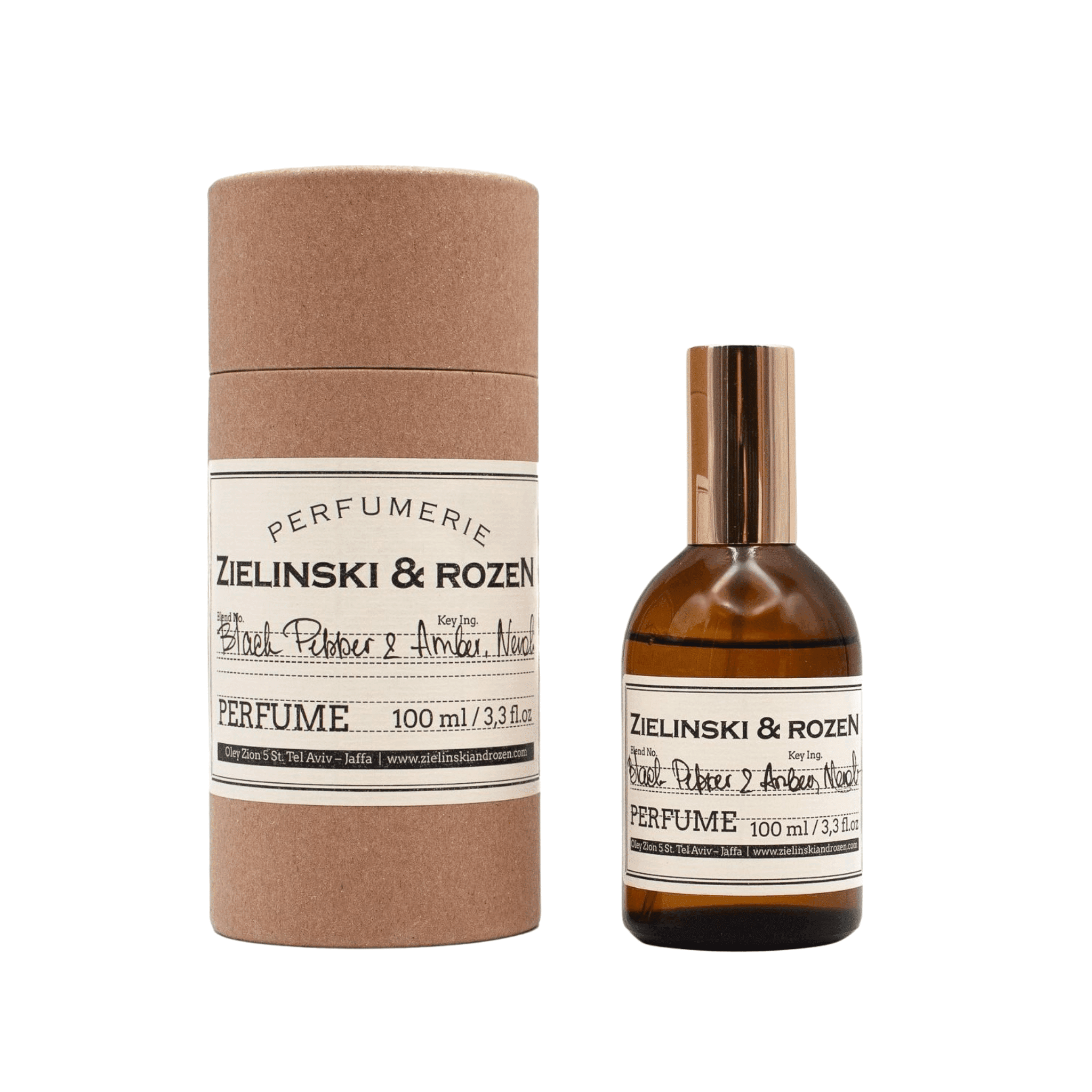 Black pepper amber neroli perfume